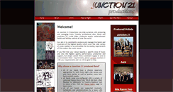 Desktop Screenshot of junction21productions.com
