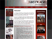 Tablet Screenshot of junction21productions.com